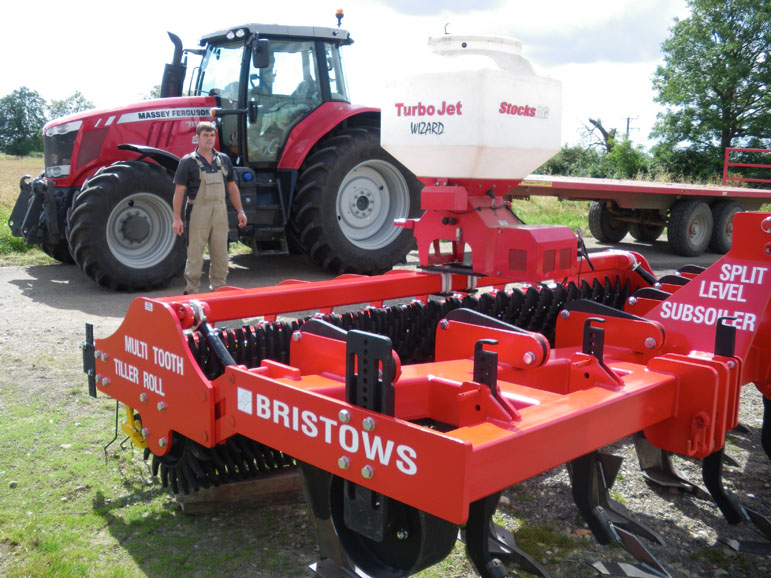 Alistair N 3.5Mtr Split Level subsoiler Multi Tooth Tiller Roll